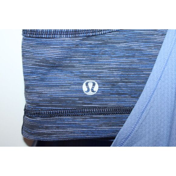 Womens Lululemon No Limits Tank Top Blue Gray Sleeveless Racerback Shirt Size 4 - Picture 3 of 4